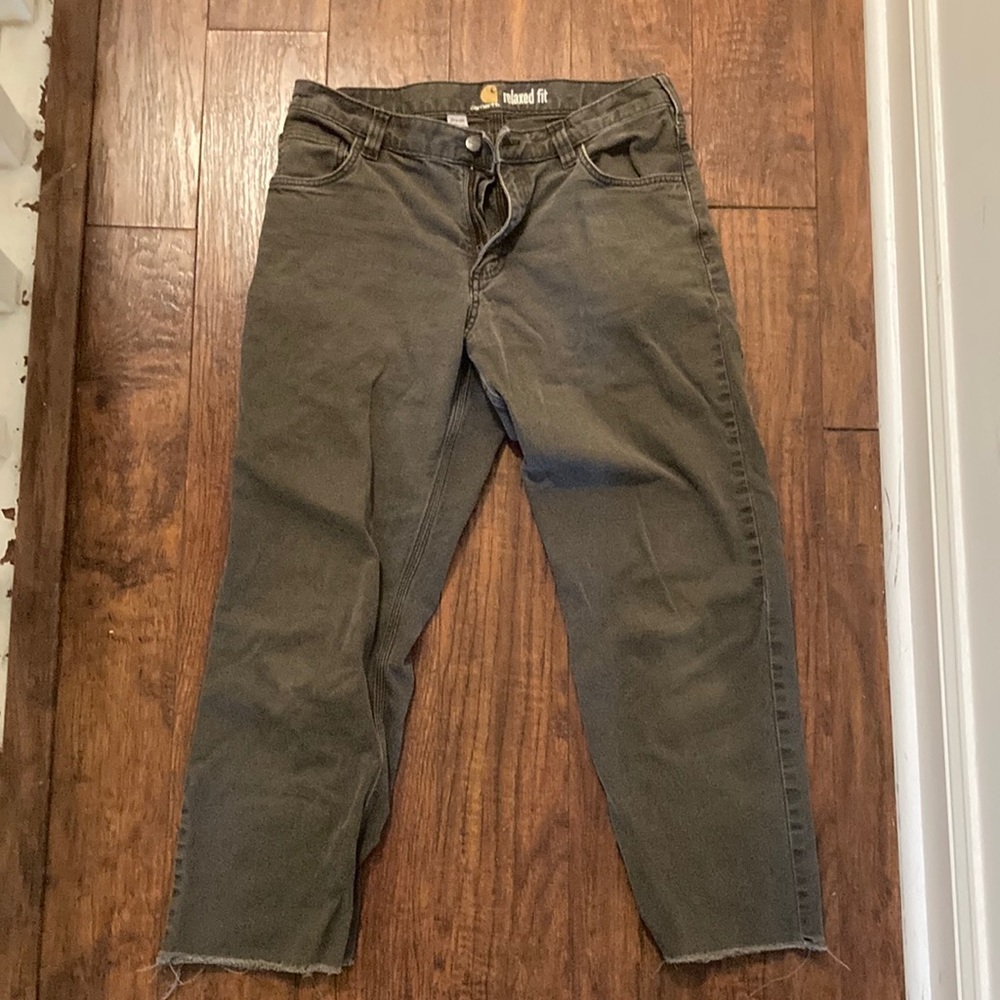 Carhartt 31 relaxed fit cropped leg work pant